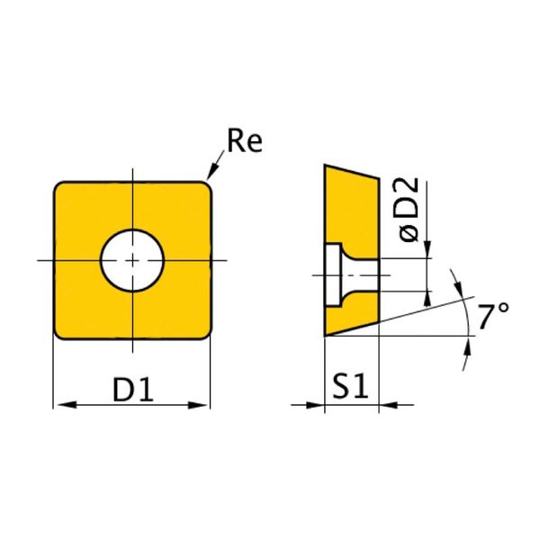 HM-Ersatzwendeplatten Optimum ISO SCMT09T304